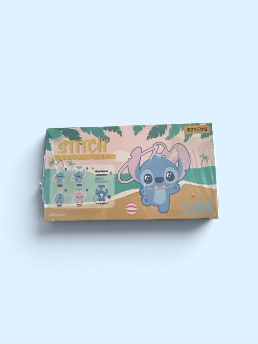 52Toys Disney Stitch Plush Mood Pendant Blind Boxes Case of  4